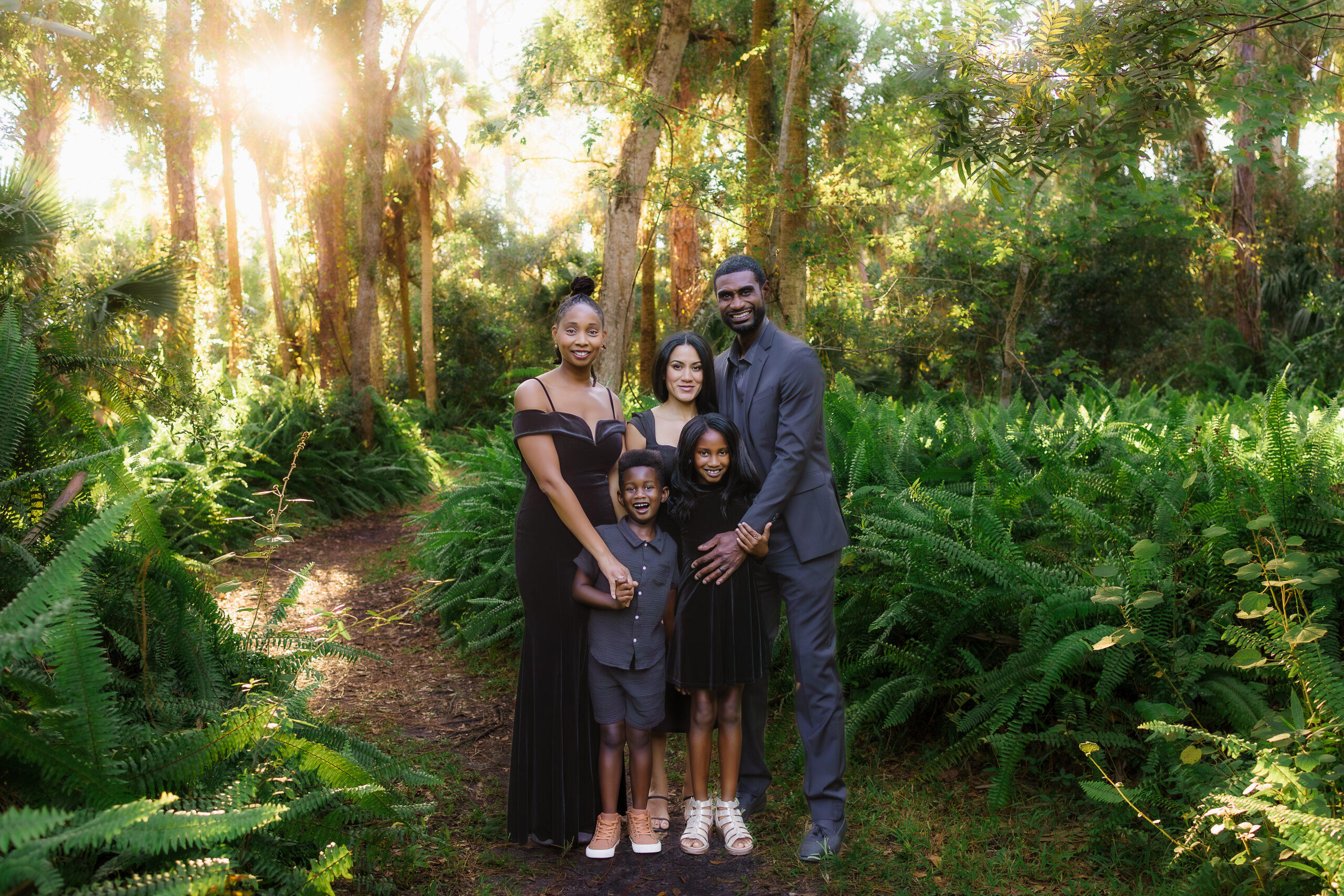 Family holiday christmas session at Caloosahatchee Creeks Preserve East North Fort Myers, Floida